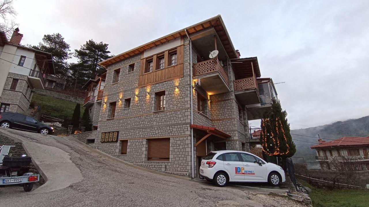 La Petri Studios With Fireplace & View Metsovo Exterior photo