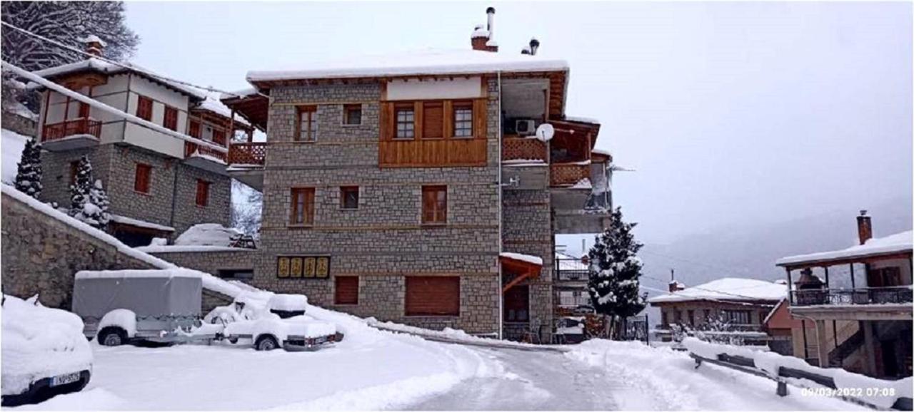 La Petri Studios With Fireplace & View Metsovo Exterior photo