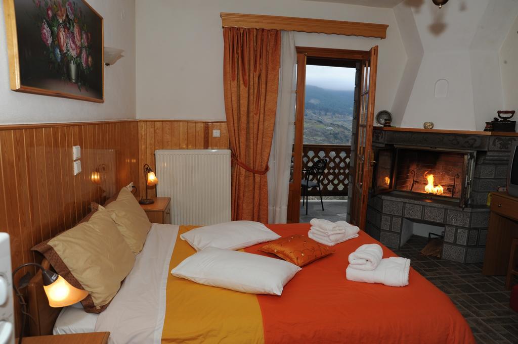 La Petri Studios With Fireplace & View Metsovo Room photo